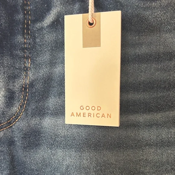 NWT Good American Indigo Ankle Jeans - Picture 2 of 7